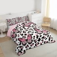 thumbnail image 3 of Castle Fairy Flying Butterfly Twin Comforter Sets,Abstract Gradient Bedding Set, 3 of 8