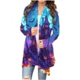 thumbnail image 2 of LOVZFMLL Cardigan pour Femmes Mode Halloween Imprimé à Manches Longues, 2 of 6