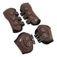thumbnail image 3 of Horse Leg Guard, Protective Shock Absorption Air Holes Horse Front Back Leg Guard Impact Resistance Open Front  for Riding M,L, 3 of 8