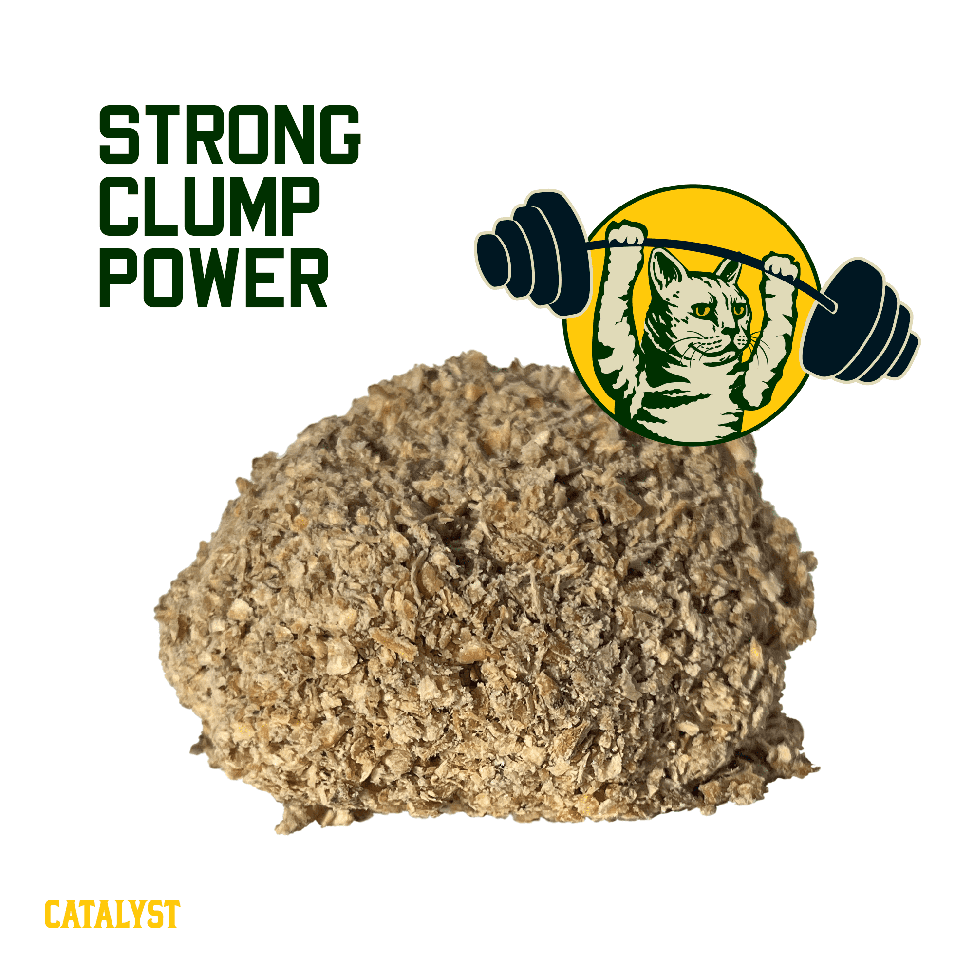 Catalyst Pet Softwood Natural Clumping Cat Litter, Original Formula, 34lb