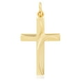 thumbnail image 3 of 14K Yellow Gold Cross Religious Pendants / Charms for Men and Women, 3 of 6