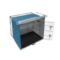 thumbnail image 6 of Stars Dog Crate Cover, Repetitive Cool Tone Sky Elements Night Cartoon Pop Art Inspired Illustration, Easy to Use Pet Kennel Cover Small Dogs Puppies Kittens, 7 Sizes, Yellow Sea Blue, by Ambesonne, 6 of 6