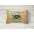 thumbnail image 2 of Carolines Treasures 8159PW1216 Crab Canvas Fabric Decorative Pillow, 12H x16W, multicolor, 2 of 3