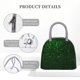 thumbnail image 4 of Easygdp Green Sparkling Bolsa de Almuerzo Insulada Grande, Forro de Aluminio, Diseño Espacioso, a Prueba de Fugas, Ideal para Trabajo, Picnics, Viajes y Actividades al Aire Libre, 4 of 6