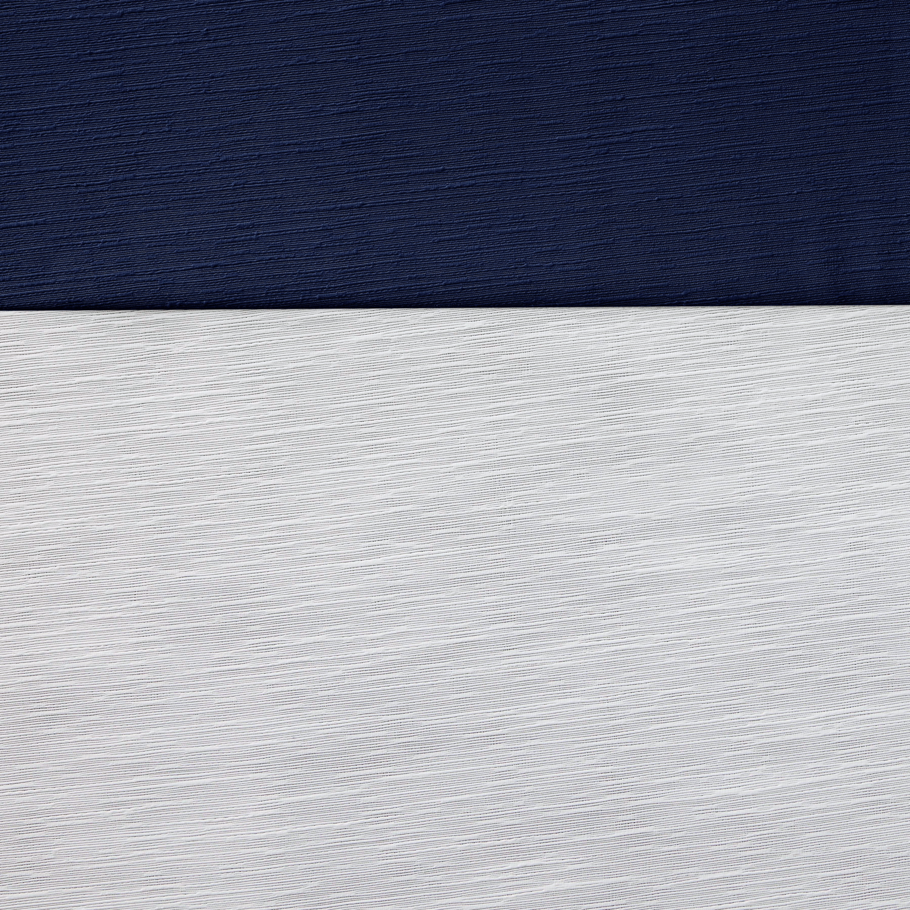 Better Homes & Gardens Colorblock Rod Pocket and Back Tab Blackout Curtain Panel, 1-Piece, Blue, 50" W x 84" L