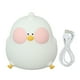 thumbnail image 1 of Luz nocturna LED de pollito recargable con 3 modos de luz cálida RGB con temporizador de degradado de silicona para dormitorio de bebé y niño pequeño, 1 of 14