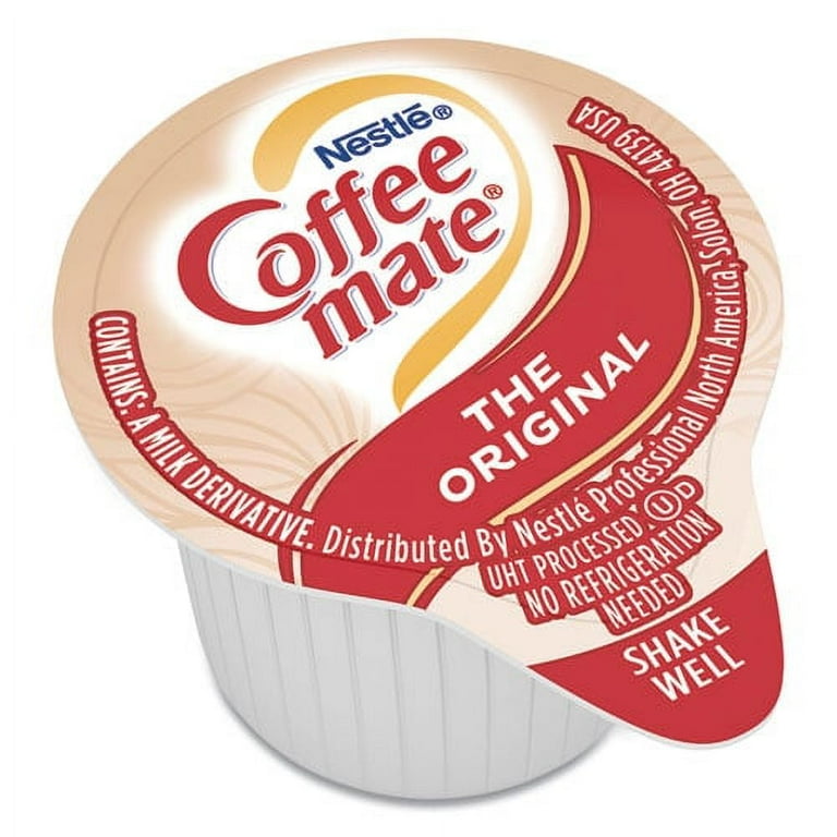 Liquid Coffee Creamer, Original, 0.38 oz Mini Cups, 360/Carton Liquid Coffee Creamer, Original, 0.38 oz Mini Cups, 360/Carton