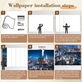 thumbnail image 5 of Wallpaper Mt Tokyo skyline Peel and Stick Wall Murals 100"H x 144"W Removable PVC Wall Paper Self-Adhesive Wall Paintings Art Decor for Bedroom Living Room, 5 of 7