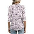 thumbnail image 4 of Women Tshirts Loose Fit L Light Purple, 4 of 4