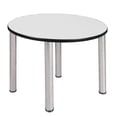 thumbnail image 5 of Kee 42" Round Breakroom Table in White/ Chrome, 5 of 6