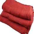 thumbnail image 4 of Textile Topia- Red Shop Towels – 50 Pack, Reusable Cotton Rags, Lint-Free & Heavy-Duty Cleaning Towels for Garage, Auto, and Industrial Use, 4 of 4