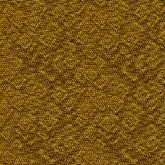 Ahgly Company Indoor Square Patterned Saddle Brown Area Rugs, 8' Square