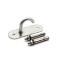 thumbnail image 1 of Ganchos de techo de acero inoxidable, ganchos de pared, ganchos de montaje con tornillo M6, correas de ojo de almohadilla, aparejo de punto de anclaje, paquete de 4, 1 of 5