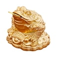 thumbnail image 4 of Estatua de rana de dinero Feng Shui Colección de resina decorativa Escultura de prosperidad para Estilo C, 4 of 9