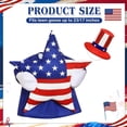 thumbnail image 7 of Independence Day Porch Goose Outfit 23 Inch Lawn Statue Summer Spring Courtyard Costume Multicolor Outdoor Garden Patio Yard Holiday Decor USA Flag Style 1PC, 7 of 7