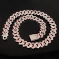 thumbnail image 1 of Collar de cadena de estilo cubano con cadena de oro grande de diamantes con labios de hip-hop de estilo europeo y americano, 1 of 5