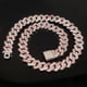 thumbnail image 1 of Collar de cadena de estilo cubano con cadena de oro grande de diamantes con labios de hip-hop de estilo europeo y americano, 1 of 5