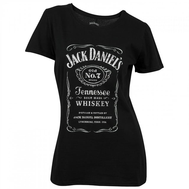 Jack Daniels Label Women's T-Shirt-Large
