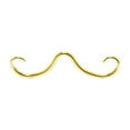 thumbnail image 4 of Anillo de tabique nasal con bigote Strade Fareast Limited anillo único para Boda Fiesta Aniversario oro, 4 of 8