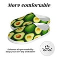 thumbnail image 6 of Goofa Avocado Print Womens Mens Cotton Lightweight House Slippers , Washable Home Slippers,Indoor Comfy Bedroom Cozy Slippers-37/38, 6 of 7