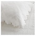 thumbnail image 6 of 3-Piece 100% Cotton Oversized Bedspread Lightweight Quilt Coverlet Embroidery Farmhouse Bedding Set (TK White, Queen (100"x106")), 6 of 9
