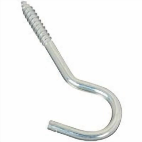 Stanley Hardware .25in. X 4-.25in. Round End Screw Hook 220863 - Pack of 10