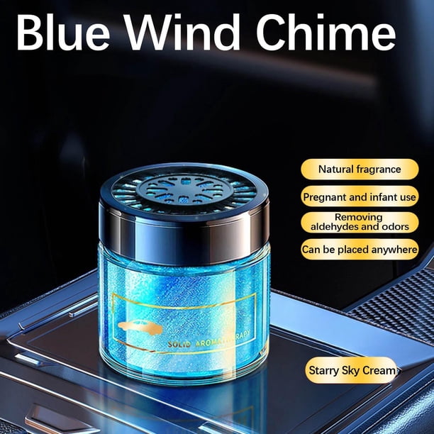 Bálsamo sólido de aromaterapia para coches - Aroma a arena que fluye en el cielo - Eliminación de olores duradera y purificación del aire - Fórmula de extracto vegetal - 1 pack