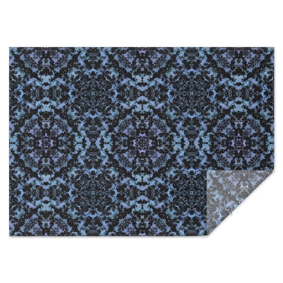 Boho Bohemia Flower Rectangle Tablecloth 60"x84",Waterproof Polyester Rectangle Table Cloth, Wipeable Spillproof Polyester Tablecloth for Dining, Camping, Indoor and Outdoor