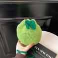 thumbnail image 4 of Bolso de ganchillo para mujer bolso de lana con cordón regalo con encanto en forma de naranja para amigos FLhrweasw Nuevo, 4 of 9