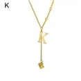 thumbnail image 5 of 26 Letter Alphabet Pendant Fashion Initial Letter Necklace for Women Lot I3, 5 of 9