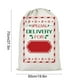 thumbnail image 3 of Bolsa De Tela Con Cordón Bolsa Grande De Lona Con Cordón De 70x50cm Con Diseños Festivos Para Envolver Regalos Y Guardar Objetos Decorativos, Color Blanco (1 Unidad) Rkxzt, 3 of 7