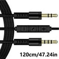 thumbnail image 3 of Replacement 3.5mm Cable for Headphones Car Auditory Integrated Microphone Voice Control Plated Coppered Wire, 3 of 8