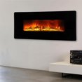 thumbnail image 3 of 36 Inch 1400W Wall Hanging / Fireplace Colorful / Fake Wood / Heating Wire / With Small Remote Control Electronic / Black, 3 of 24