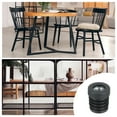 thumbnail image 6 of 4Pcs Inserts for Round Tubes with M8 Thread, for 19mm/0.75" OD Round Tube, Round Black Plastic Plug Caster Insert Chair, 6 of 7