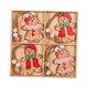 thumbnail image 2 of 12 adornos colgantes navideños de madera. estilo B, 2 of 9