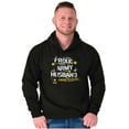 thumbnail image 4 of Military Logo Proud US Army Husband Hoodie Hooded Sweatshirt Men Brisco Brands S, 4 of 6