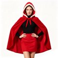 thumbnail image 4 of MuXiKeJi Clothes Velvet Hooded Cape Winter Cloak With For Halloween Cosplay Stage Performance, 4 of 6