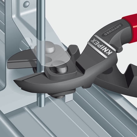 KNIPEX 200mm ミニクリッパー(ベント型) 7122200