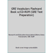 GRE Vocabulary Flashcard Book w/CD-ROM (GRE Test Preparation) [Paperback - Used]