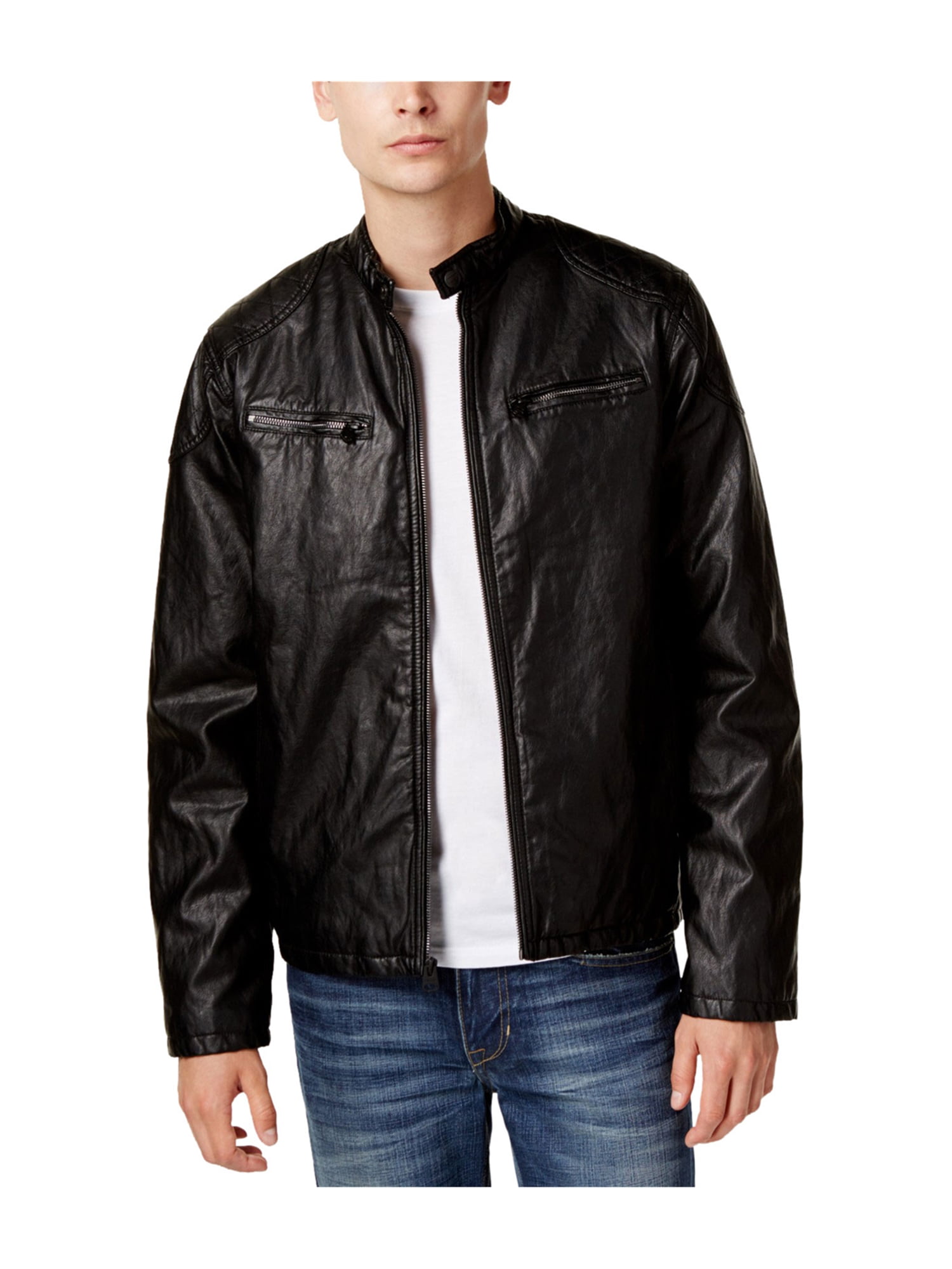 levi's faux leather jacket mens