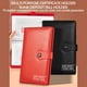 thumbnail image 4 of Cartera Organizadora de Cuero para Depósitos Bancarios | Porta Chequeras con Cierre Magnético | Páginas Interiores de Pvc para Cheques, Pagarés y Recibos | Billetera Compacta para Documentos Financie, 4 of 6
