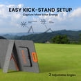 NURZVIY 100 Watt Foldable Portable Solar Panel 100W Solar Charger for Camping, Outdoor and RV, Compatible with BLUETTI, Anker, Goal Zero Portable Power Stations
