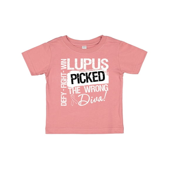 Inktastic Lupus Picked the Wrong Diva Girls Baby T-Shirt