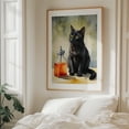 thumbnail image 6 of The Alchemist’s Cat - Painting Cat Animal Halloween Illustration Watercolor Mystical Whimsical Unframed Wall Art Print 22 x 28 inches, 6 of 13