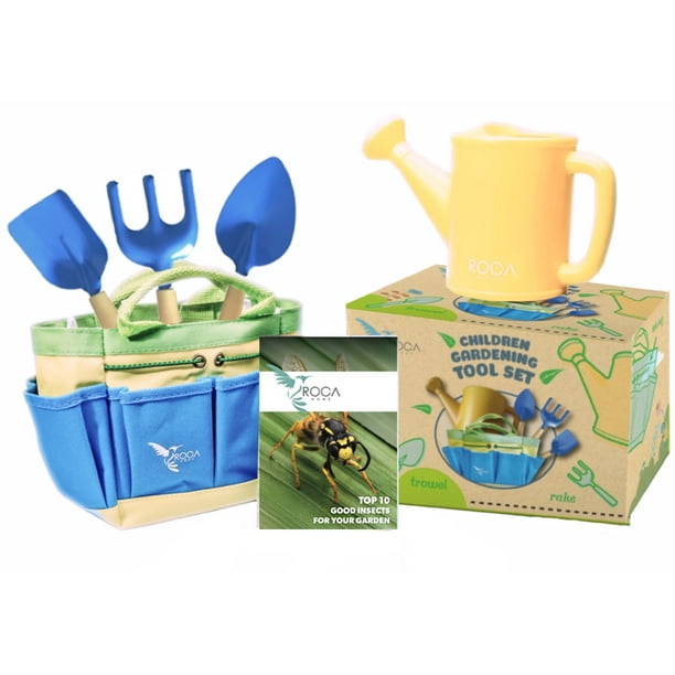Kids Gardening Tools Toys with STEM Learning Guide by ROCA Toys. Garden