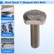 thumbnail image 2 of Tornillo en forma de T para portaequipajes de coche Unique Bargains M12 con tuercas, arandelas, tornillos de riel para portaequipajes de carga de acero inoxidable 2Pcs, 2 of 7
