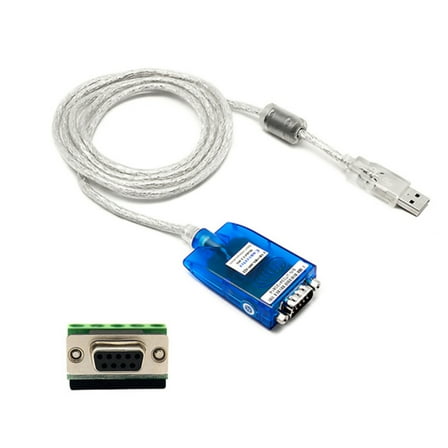 USB to RS-422/RS-485 Adapter Cable with Surge Protection for Secure Serial Device Connections to PC