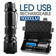 thumbnail image 1 of Lampe Torche zoom Torche d'Éclairage mini Torche rechargeable rechargeable Forte Lampe Torche(S), 1 of 5