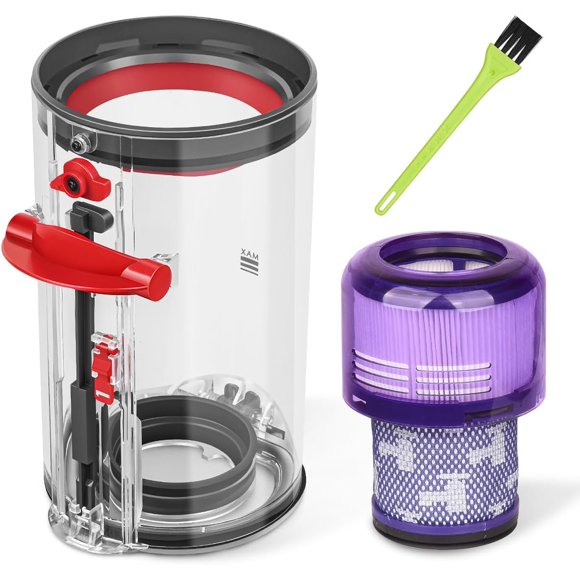 Aorsher Compatible with V11/V15 Vacuum Dust Bin Filter Kit, Canister & Bucket Replacement, Part No. 970050-01/965443-01