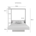 thumbnail image 5 of Cama Abatible Matrimonial Esencial Vertical (Color Carlo), 5 of 5